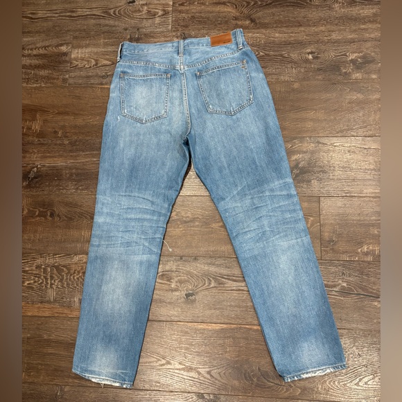 Madewell The Perfect Vintage Jean Distressed size 29 slightly baggy straight leg - Picture 2 of 6